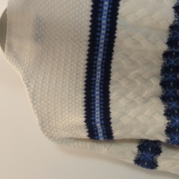 NWT size Large  Nordic stripe mock neck sweater - Picture 4 of 4